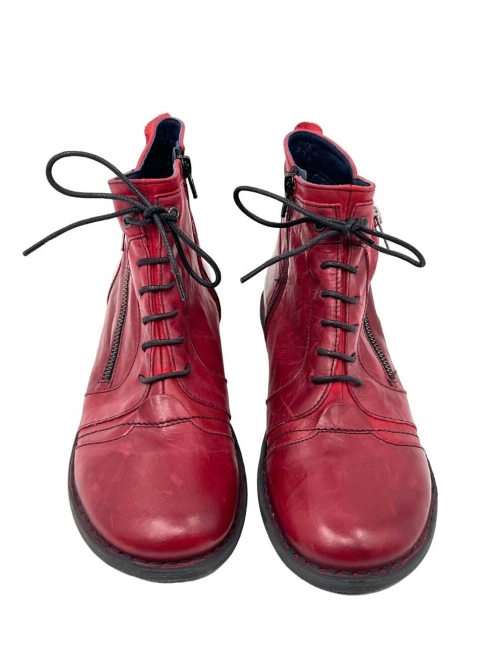 Dorking Lace Up Leather Bootie Shoes